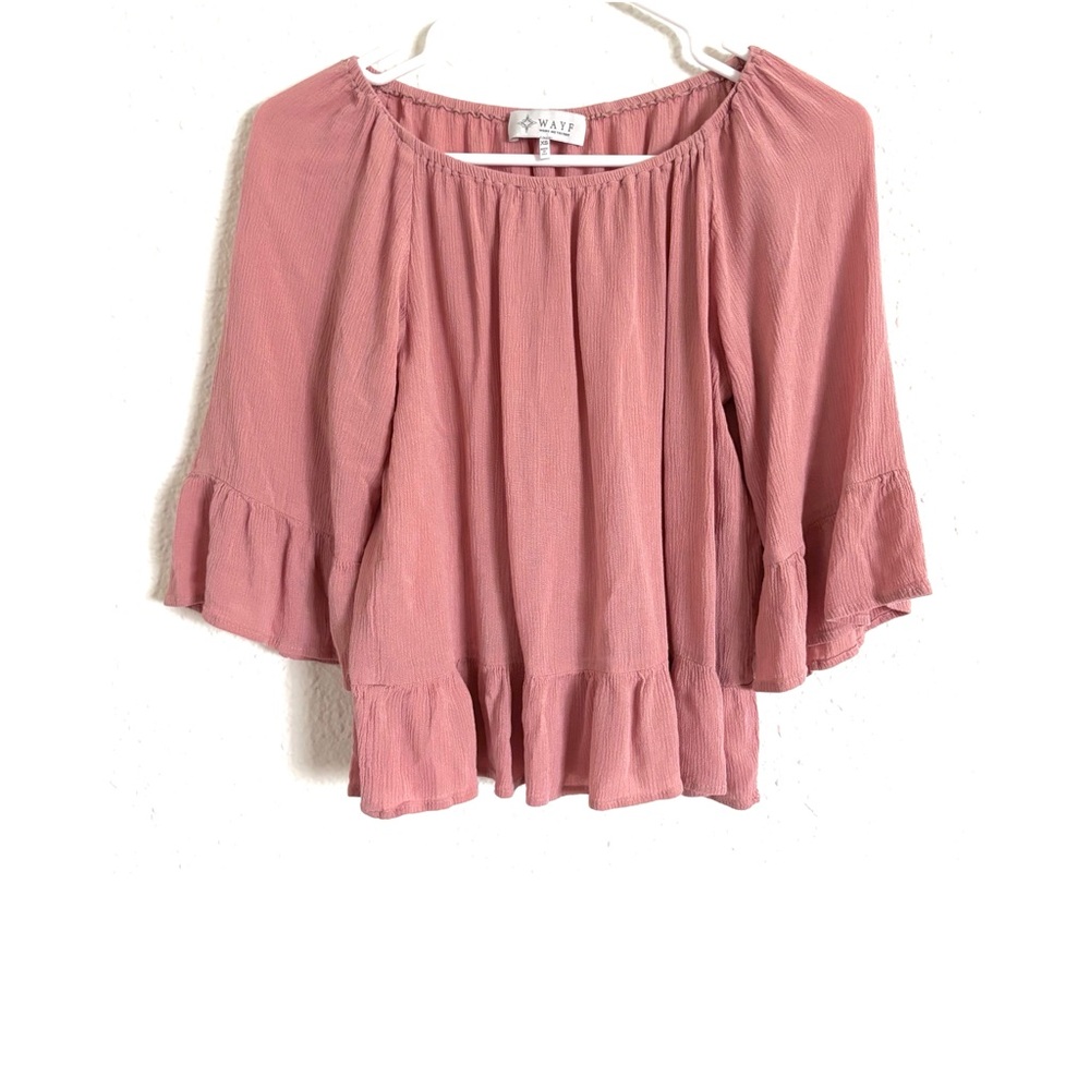 ✨ WAYF 3/4 sleeve top XS